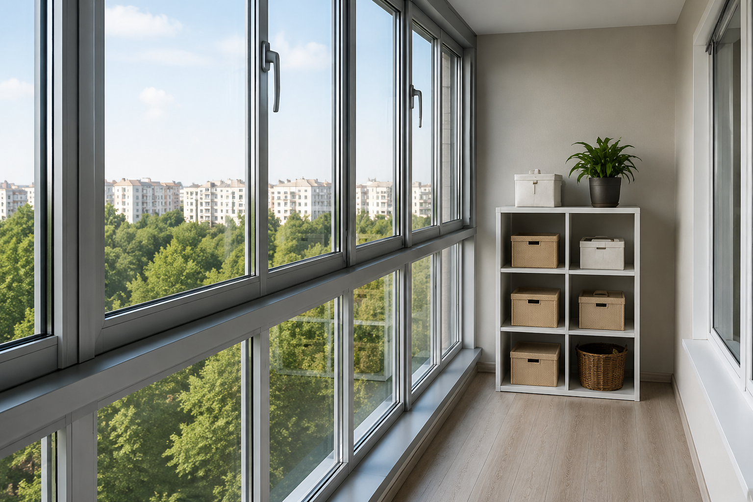 Холодное остекление балкона